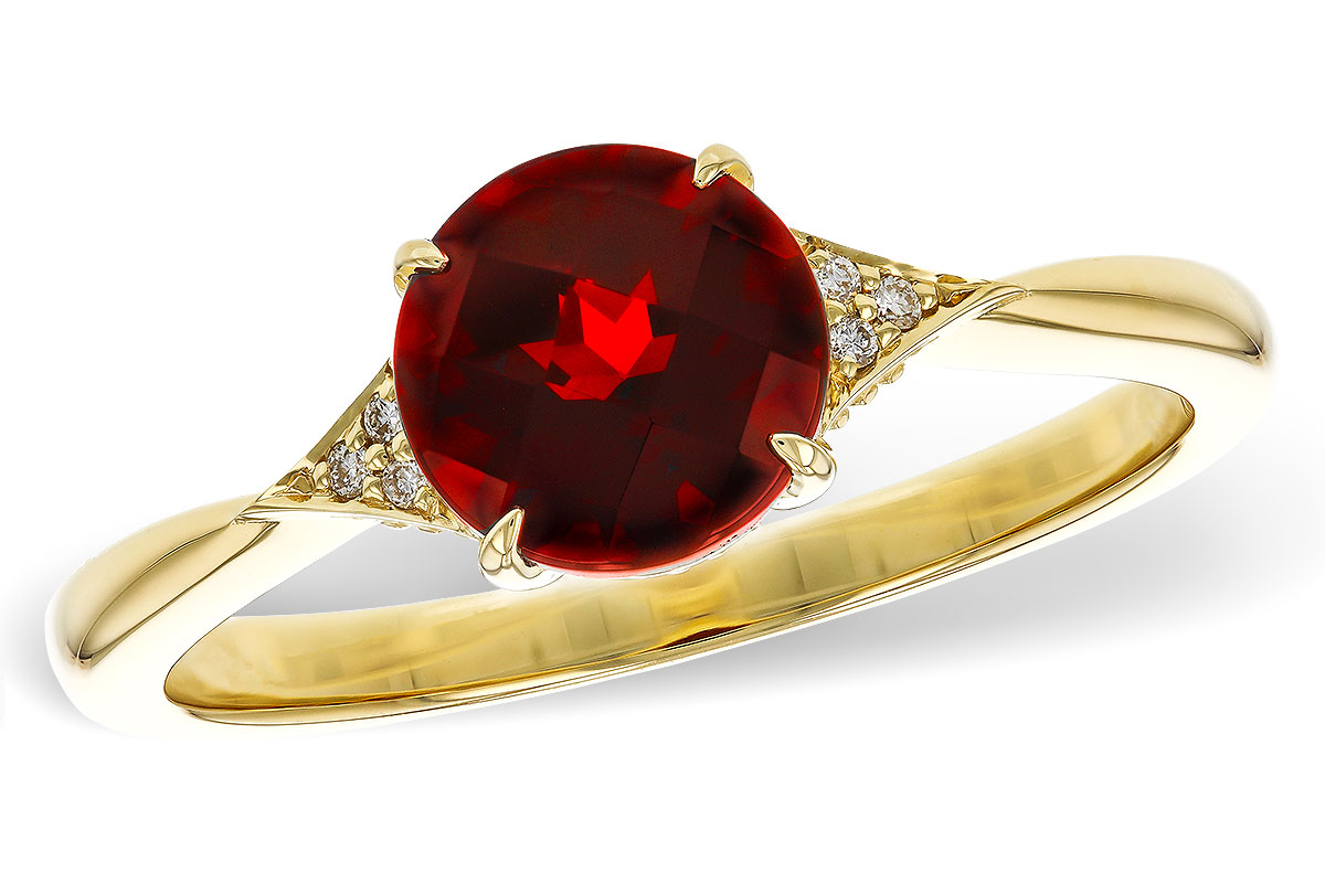 C311-15751: LDS RG 1.46 GARNET 1.48 TGW (7MM RD)