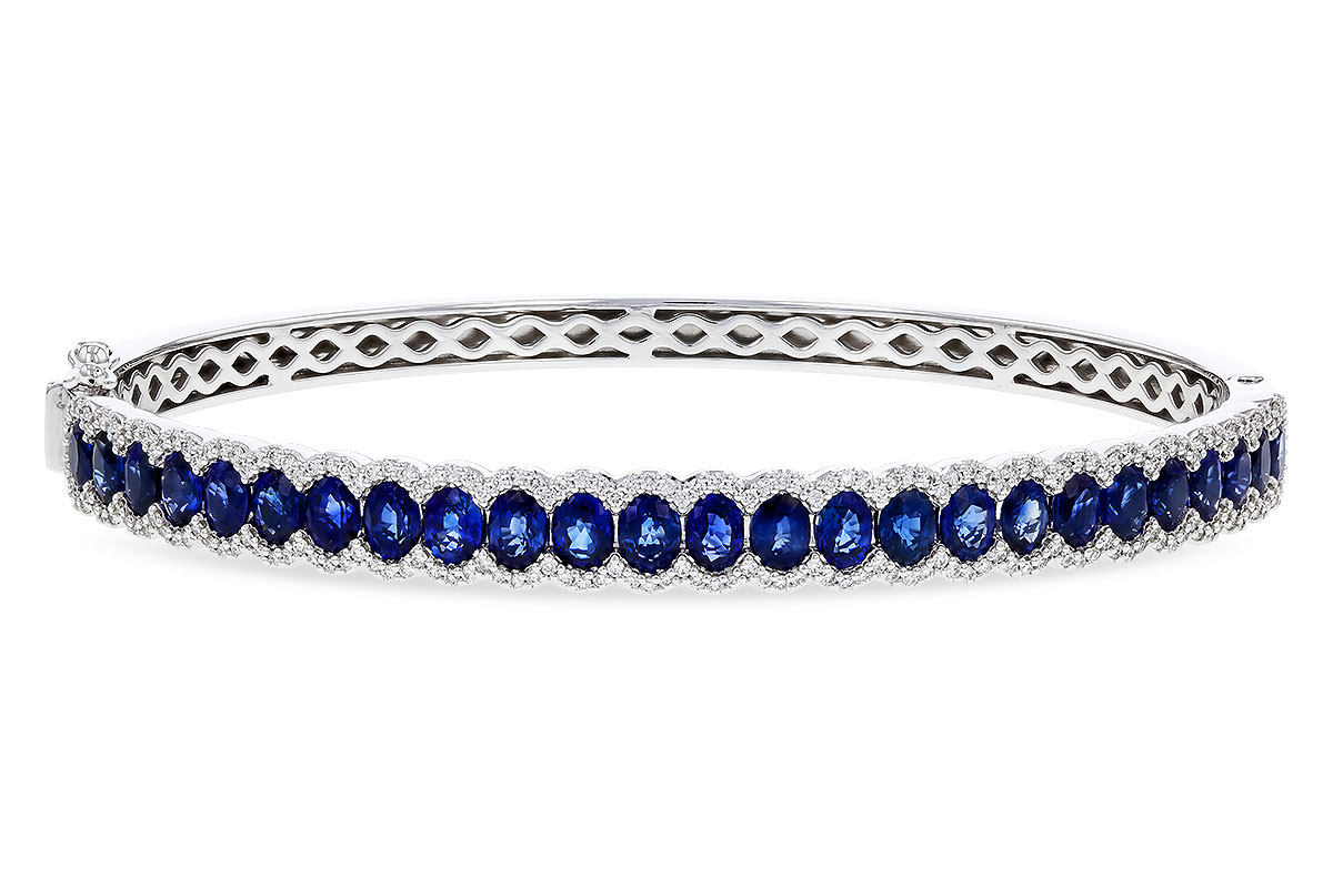 C311-16651: BANGLE 5.09 TW SAPPHIRE 5.65 TGW
