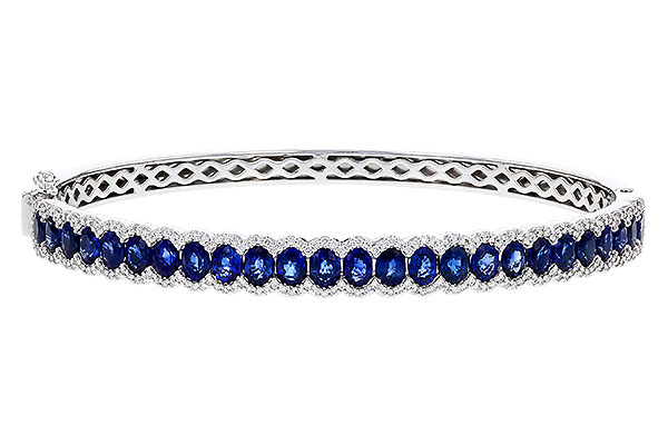 C311-16651: BANGLE 5.09 TW SAPPHIRE 5.65 TGW