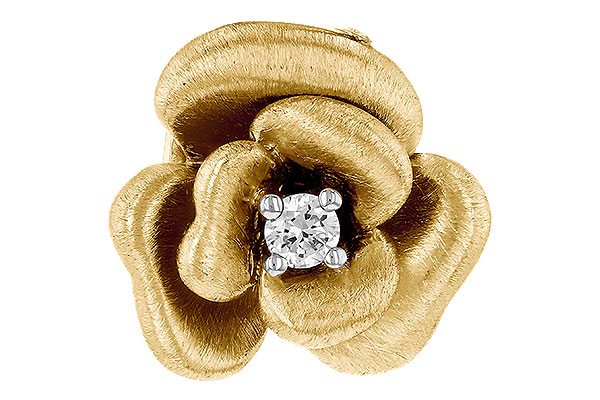 C312-00342: PENDANT .03CT (SMALL FLOWER PENDANT FROM G312-00333)