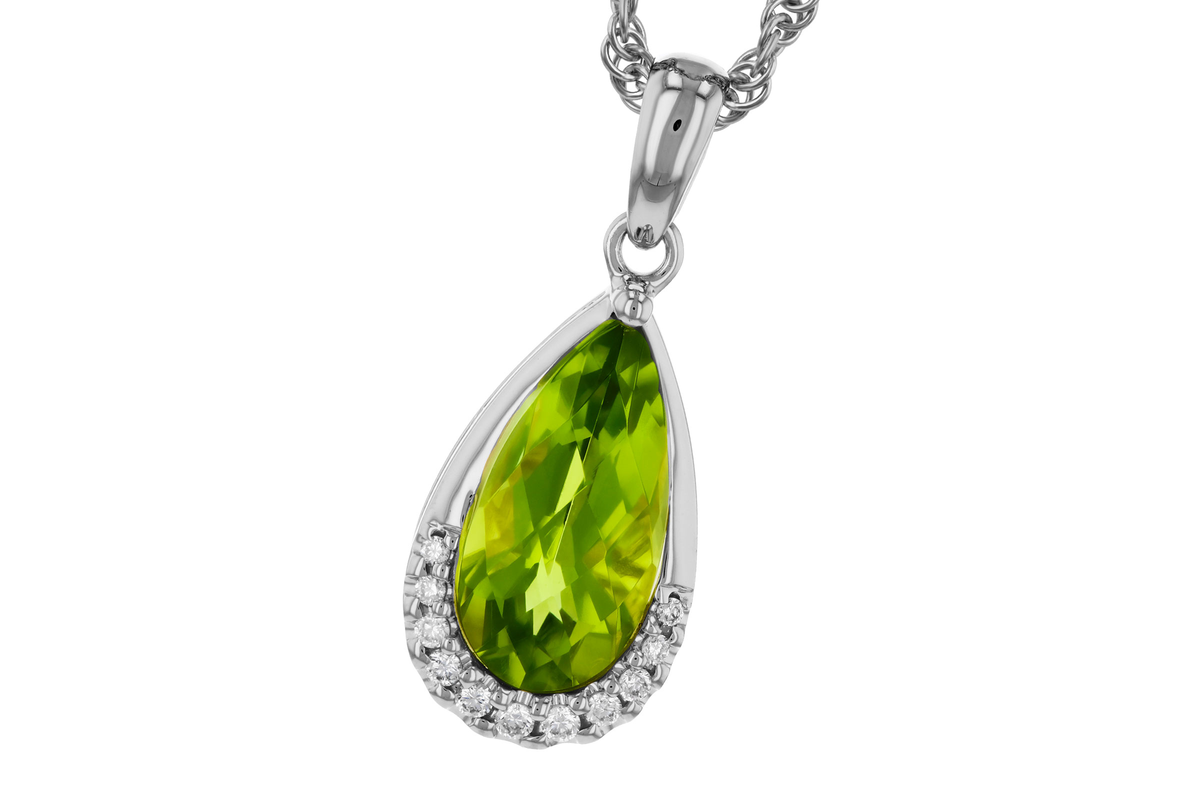 C312-02106: NECK 1.94 PERIDOT 2.00 TGW (12x6MM PS)