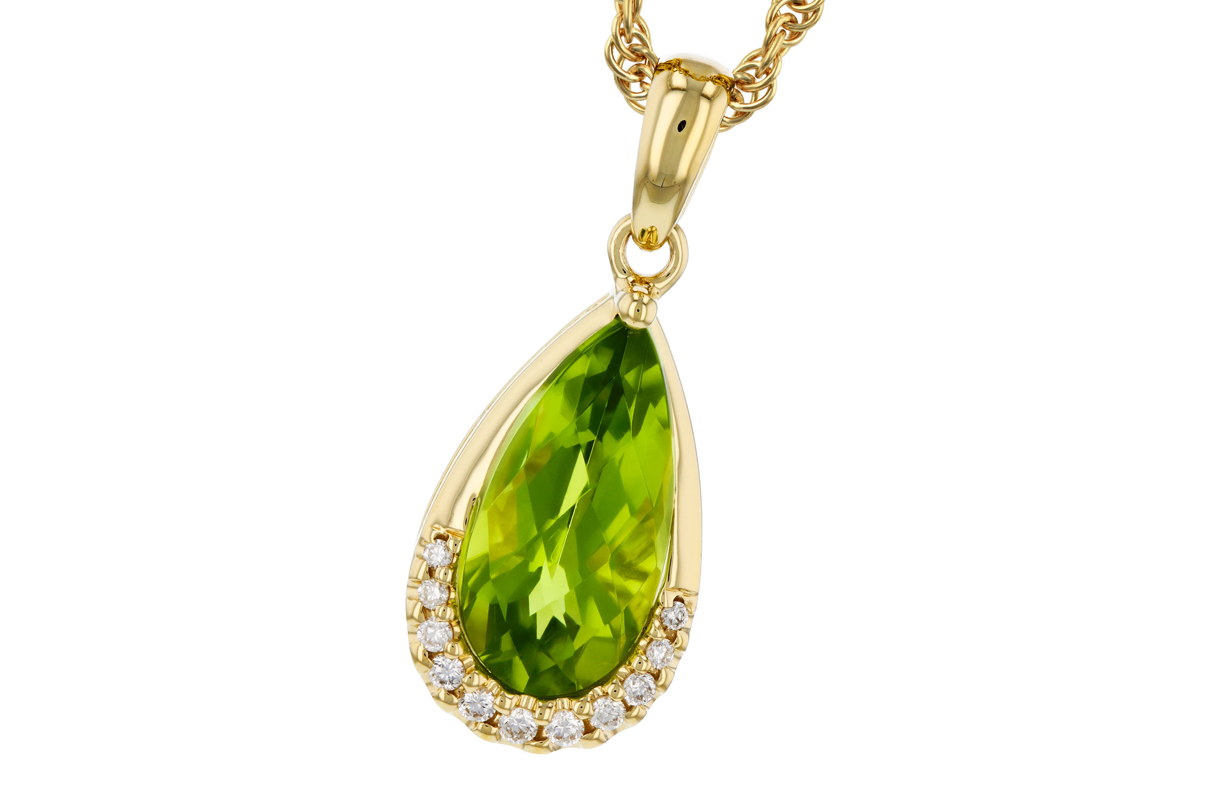C312-02106: NECK 1.94 PERIDOT 2.00 TGW (12x6MM PS)