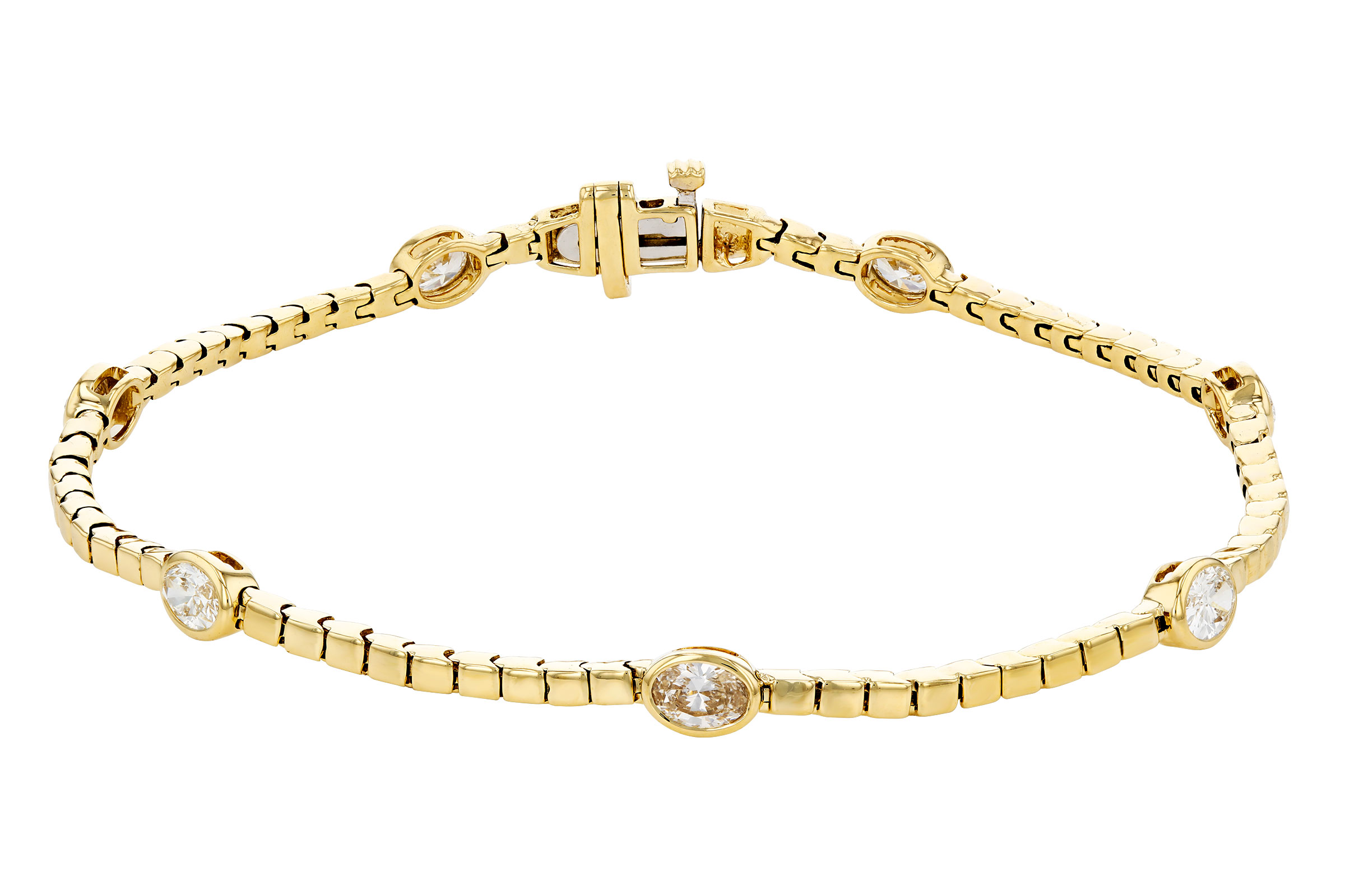C312-02151: BRACELET 1.30 TW OVAL DIA (7")