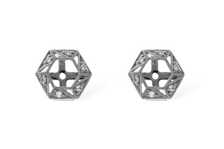D036-63015: EARRING JACKETS .08 TW (FOR 0.50-1.00 CT TW STUDS)
