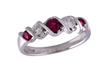 D129-28487: LDS WED RG .34 RUBY .58 TGW