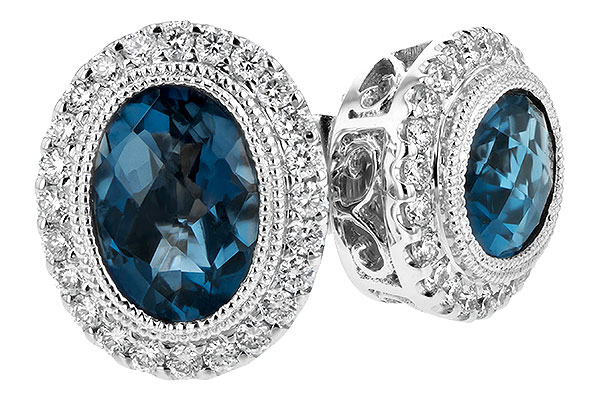 D225-64833: EARR 1.76 LONDON BLUE TOPAZ 2.01 TGW