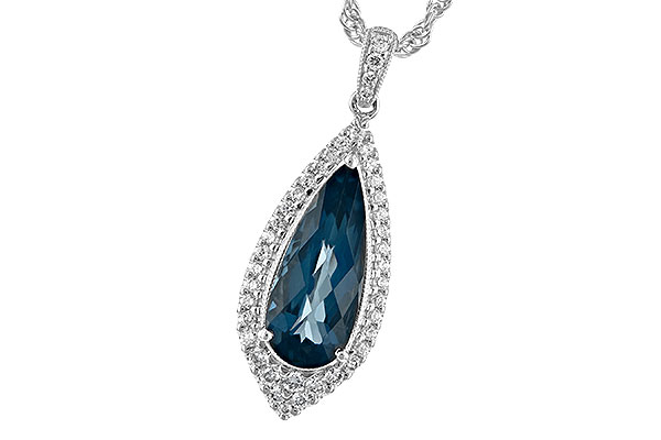 D225-66651: NECK 2.40 LONDON BLUE TOPAZ 2.65 TGW