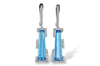 D226-55806: EARR 6.12 TW BLUE TOPAZ 6.33 TGW