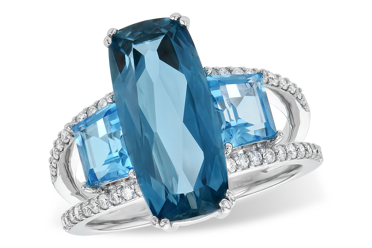 D226-60315: LDS RG 6.40 TW BLUE TOPAZ 6.67 TGW