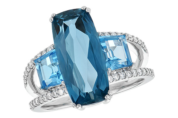 D226-60315: LDS RG 6.40 TW BLUE TOPAZ 6.67 TGW