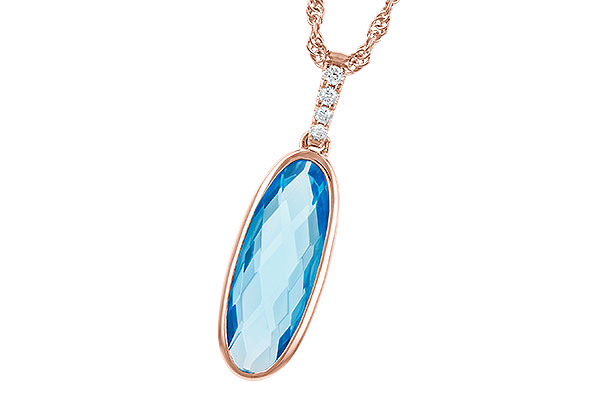 D309-30333: NECK 1.90 BLUE TOPAZ 1.93 TGW