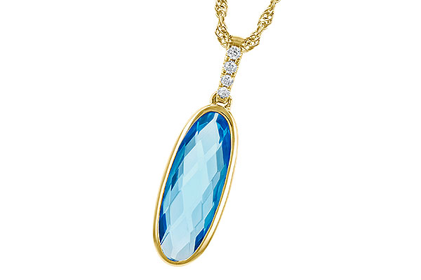 D309-30333: NECK 1.90 BLUE TOPAZ 1.93 TGW