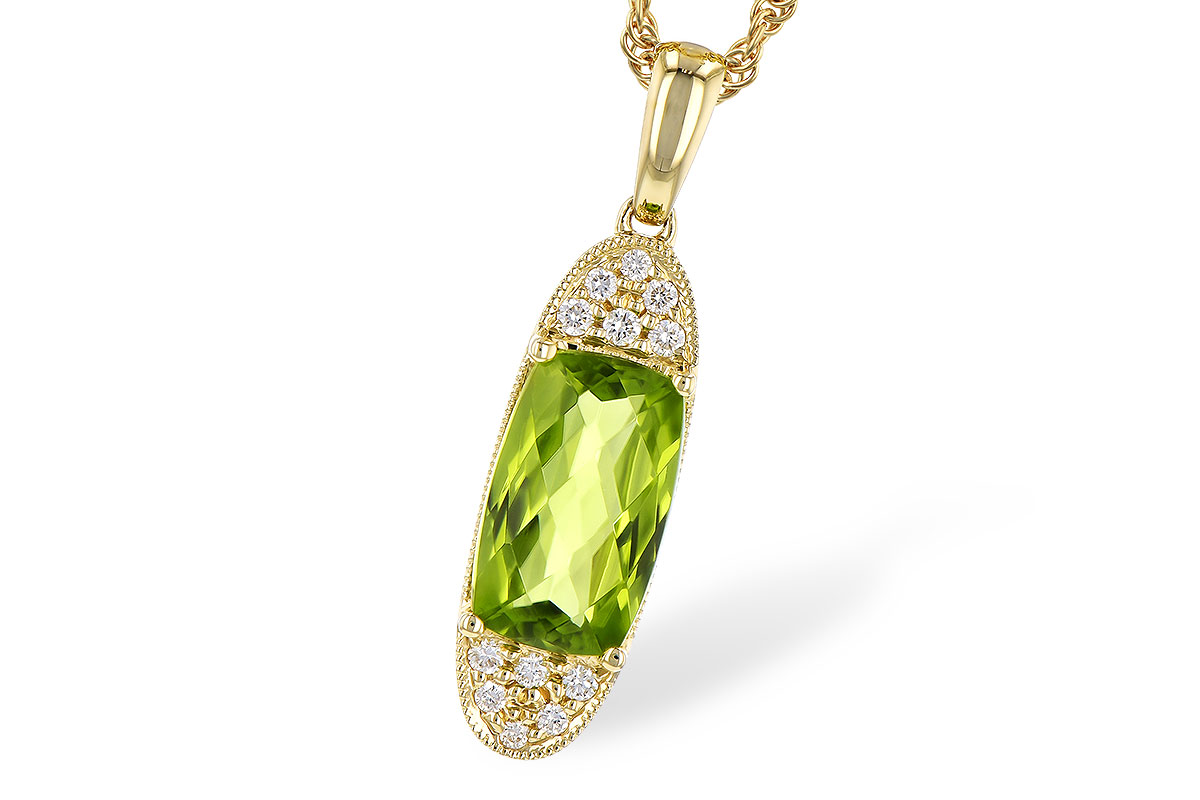 D309-34833: NECK 1.90 PERIDOT 2.00 TGW