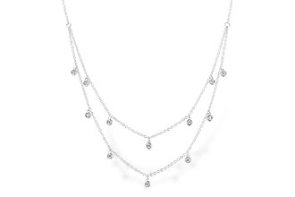 D310-19442: NECKLACE .22 TW (18 INCHES)