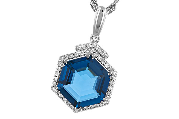 D310-22151: NECK 3.94 TW LONDON BLUE TOPAZ 4.12 TGW