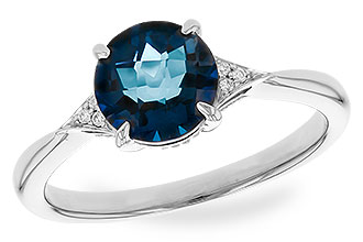 D310-23033: LDS RG 1.60 LONDON BLUE TOPAZ 1.62 TGW (7MM RD)