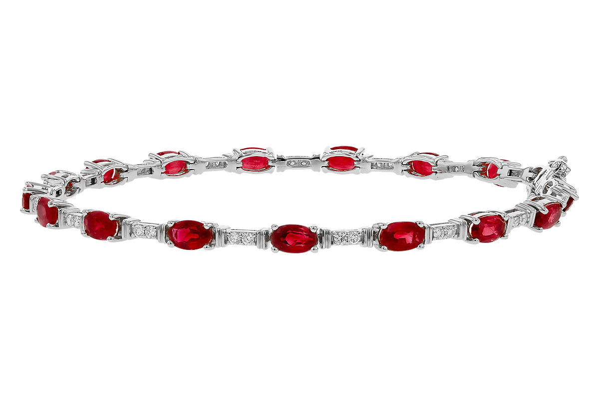 D311-11269: BRACELET 4.65 RUBY 4.97 TGW (7")