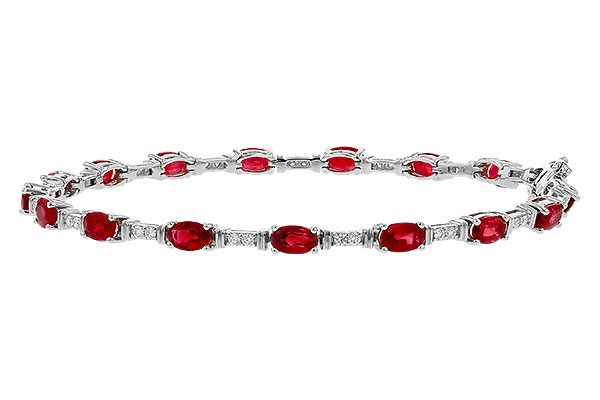 D311-11269: BRACELET 4.65 RUBY 4.97 TGW (7")