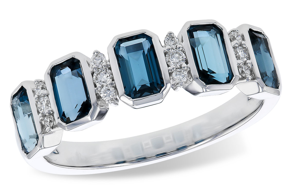 D311-12124: LDS RG 1.46 TW LONDON BLUE TOPAZ 1.58 TGW