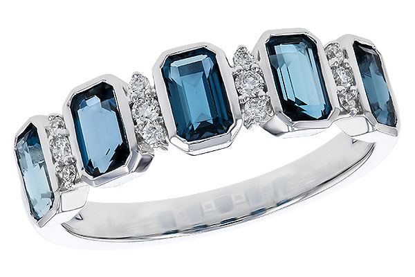 D311-12124: LDS RG 1.46 TW LONDON BLUE TOPAZ 1.58 TGW
