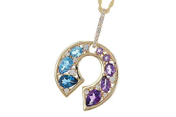 D311-13051: NECKLACE 1.77 SEMI-PREC (AMY & BT) 1.90 TGW