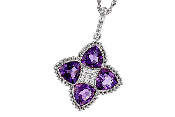 D311-13915: NECKLACE 2.22 AMETHYST 2.28 TGW
