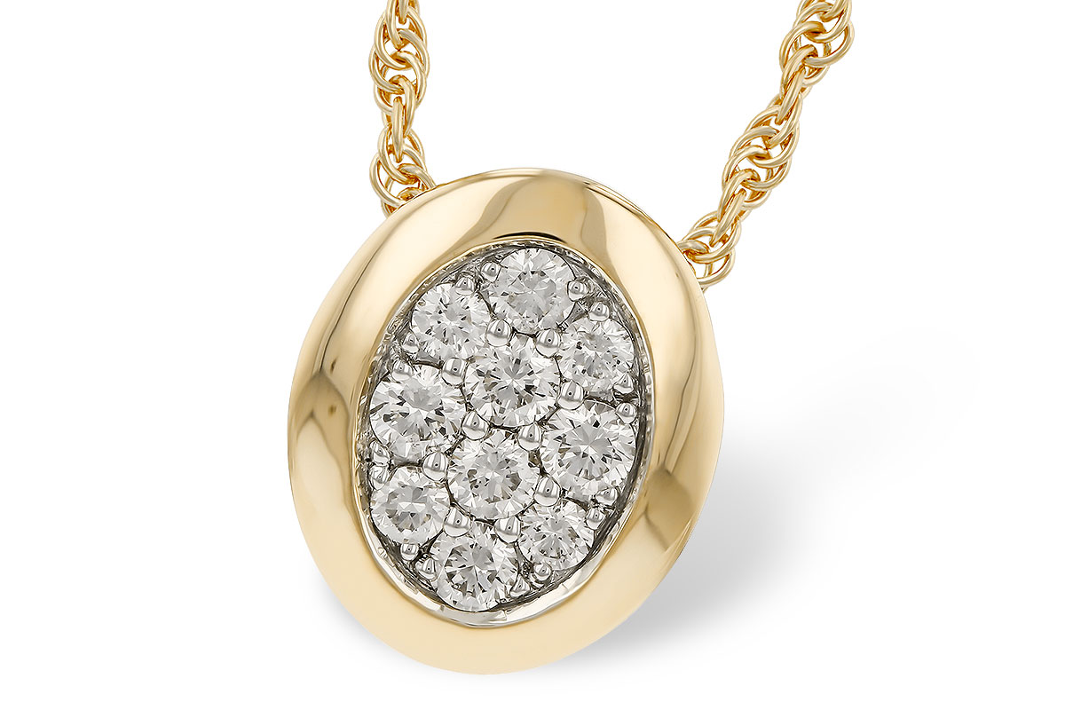 D311-15742: NECKLACE .25 TW