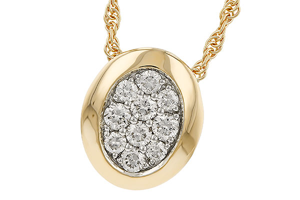 D311-15742: NECKLACE .25 TW
