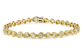 D311-16706: BRACELET 2.15 TW FANCY CUT DIAMONDS
