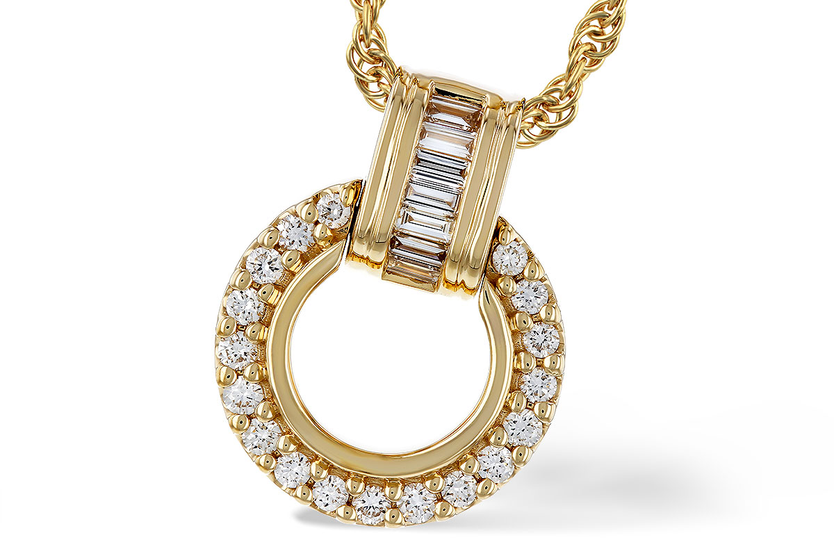 D311-17633: NECKLACE .12 BAG .33 TW