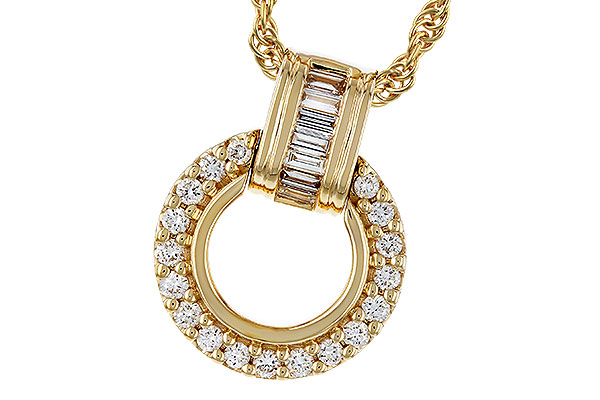D311-17633: NECKLACE .12 BAG .33 TW