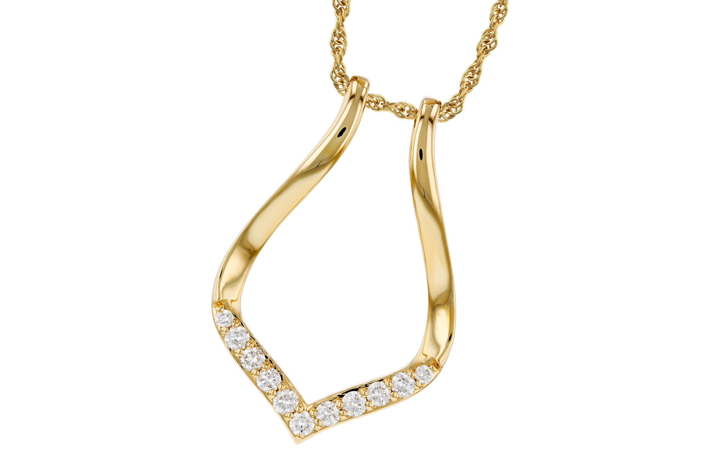 D312-01206: NECKLACE .33 TW