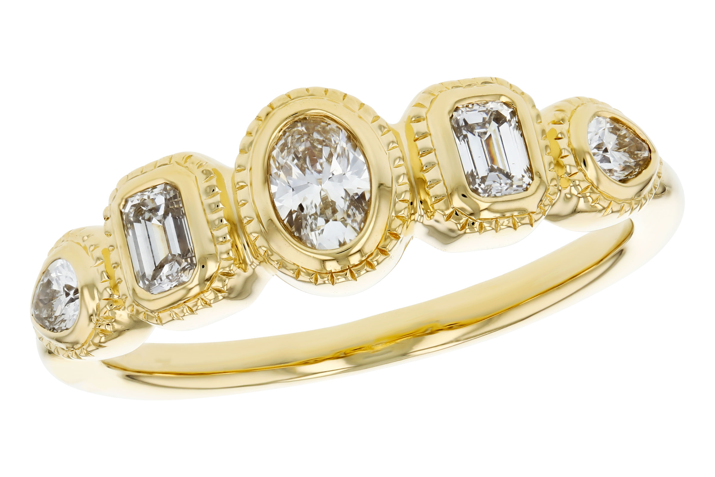 D312-02160: LDS DIA RG .50 TW FANCY CUT DIAMONDS