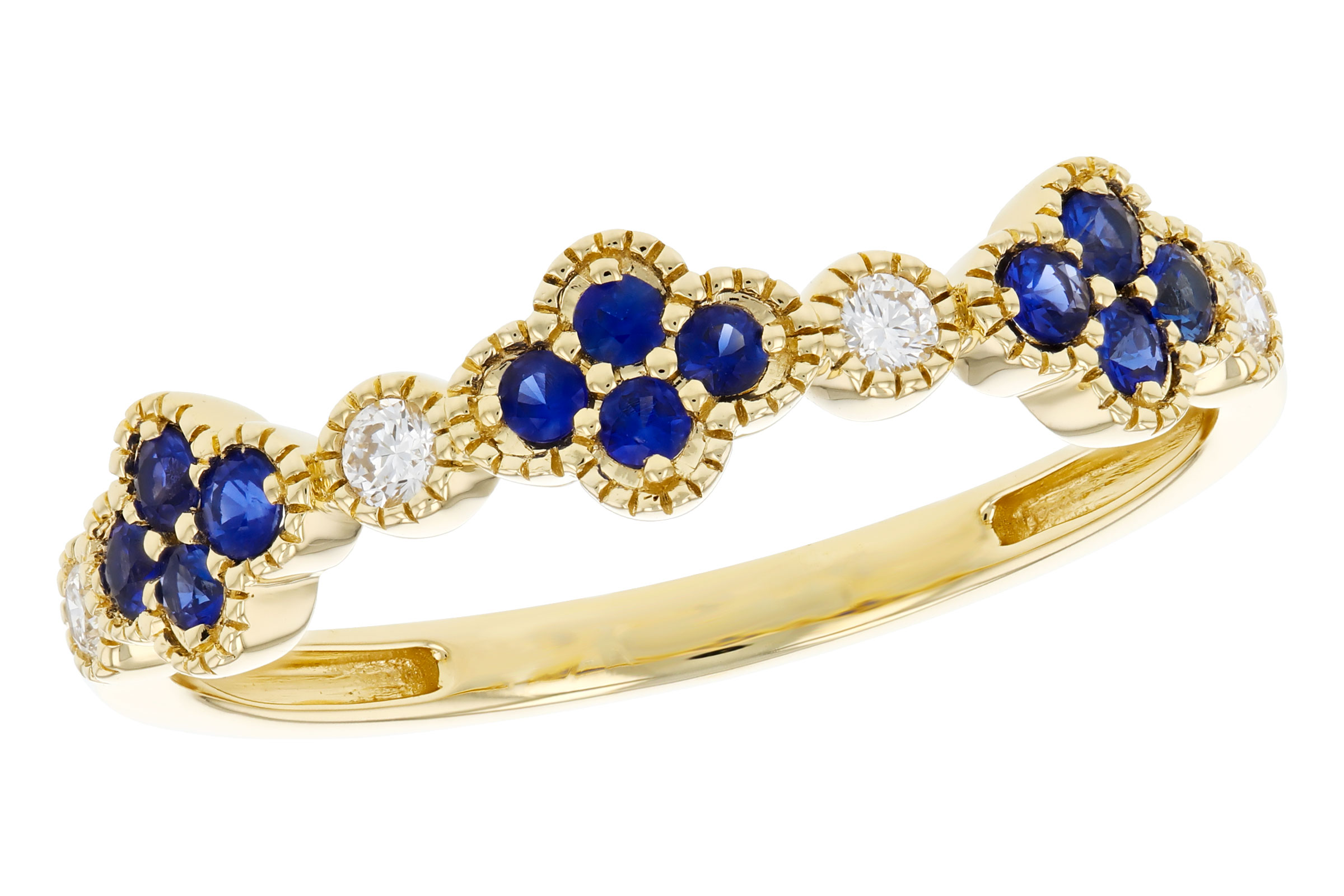 D312-03024: LDS WED RG .23 TW SAPPHIRE .31 TGW