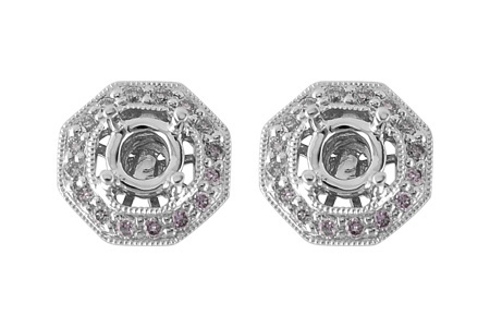 E036-62151: SEMI EARRINGS .20 TW