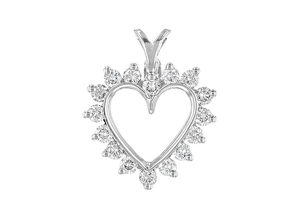 E042-93996: HEART PENDANT .45 TW