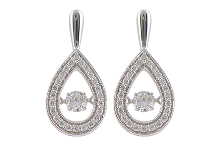 E224-74824: EARRINGS .59 TW