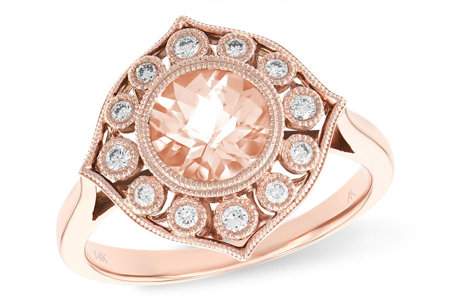 E224-76660: LDS RG .90 MORGANITE 1.05 TW