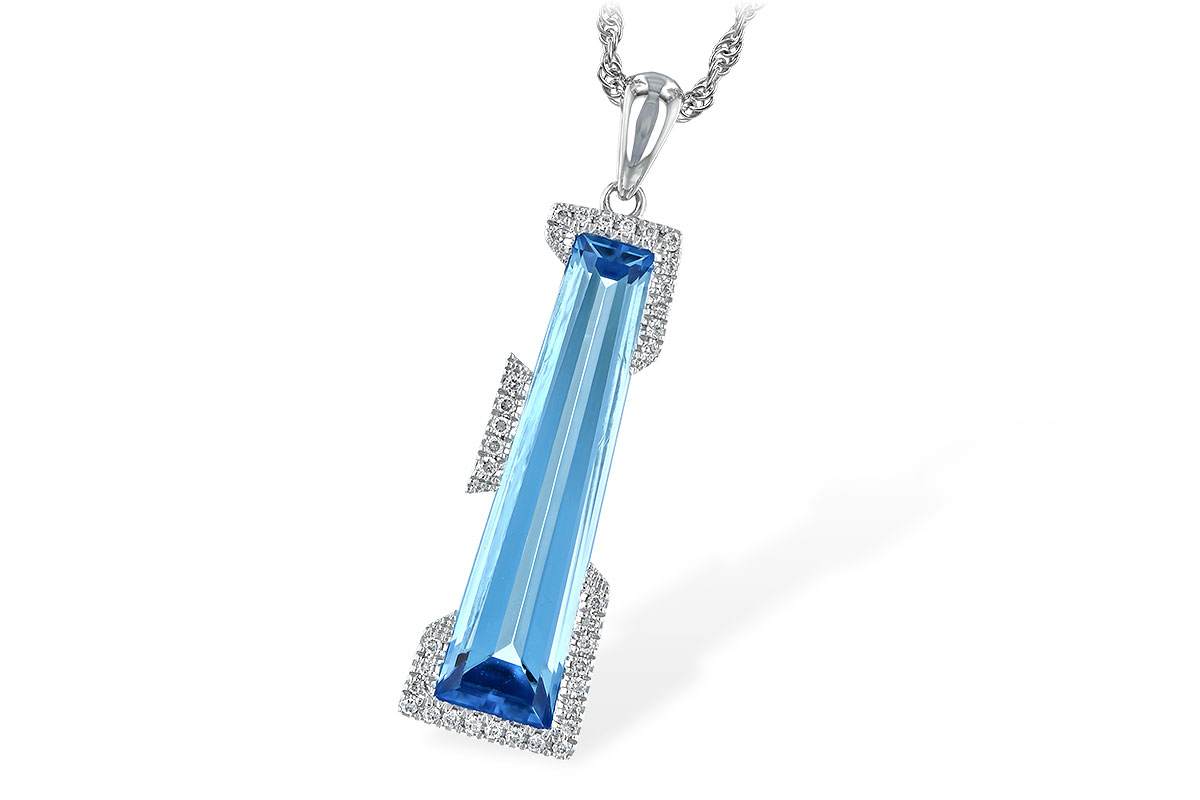 E225-65733: NECK 5.18 BLUE TOPAZ 5.28 TGW