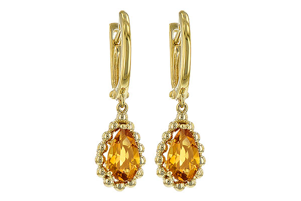 E225-67615: EARR 1.40 CITRINE TW