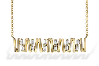 E226-59387: NECK .15 TW BAGUETTE DIAS