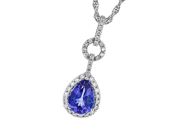 E226-61187: NECK .95 TANZANITE 1.14 TGW