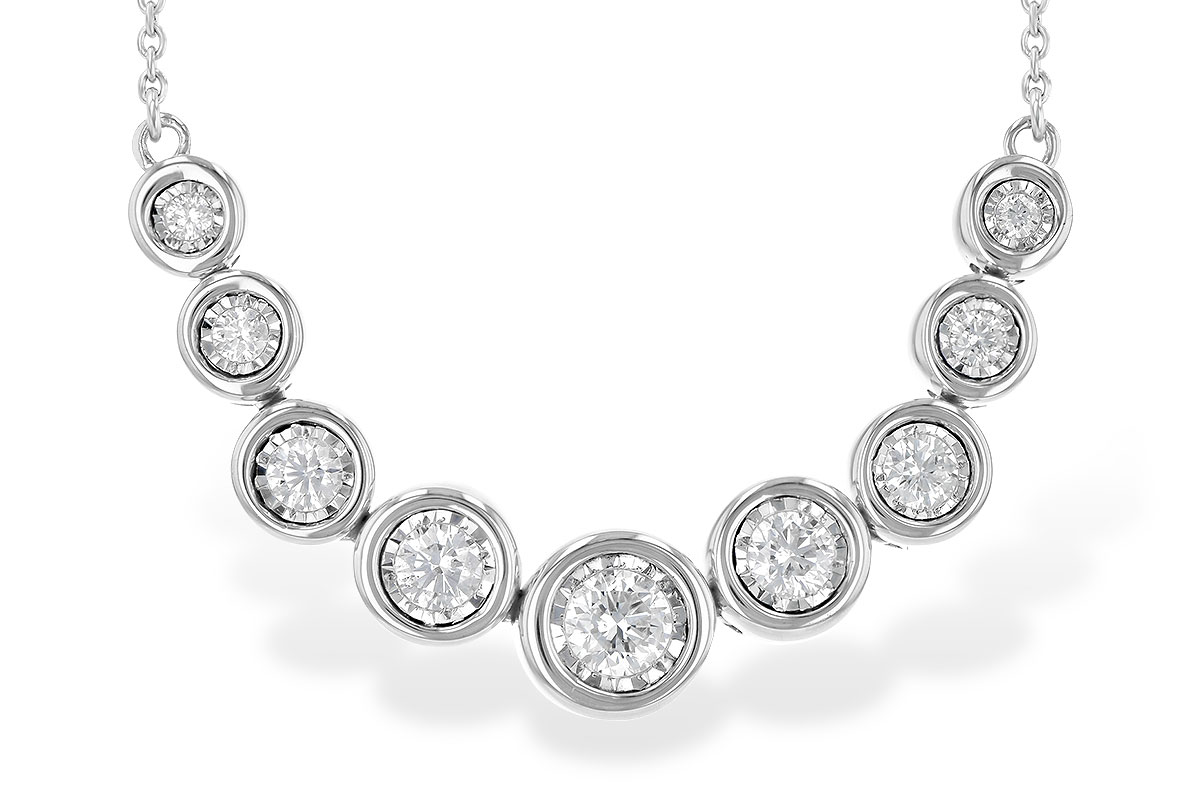 E226-61224: NECKLACE .50 TW