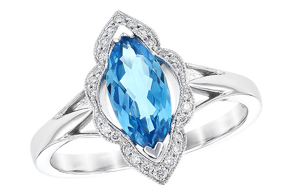 E309-33987: LDS RG 1.26 BLUE TOPAZ 1.37 TGW