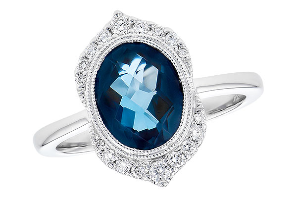 E309-34878: LDS RG 1.86 LONDON BLUE TOPAZ 2.00 TGW