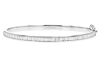 E310-19442: BANGLE 1.02 TW BAGUETTE DIAMONDS