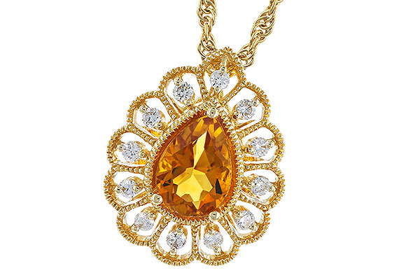 E310-21260: NECK .62 CITRINE .75 TGW