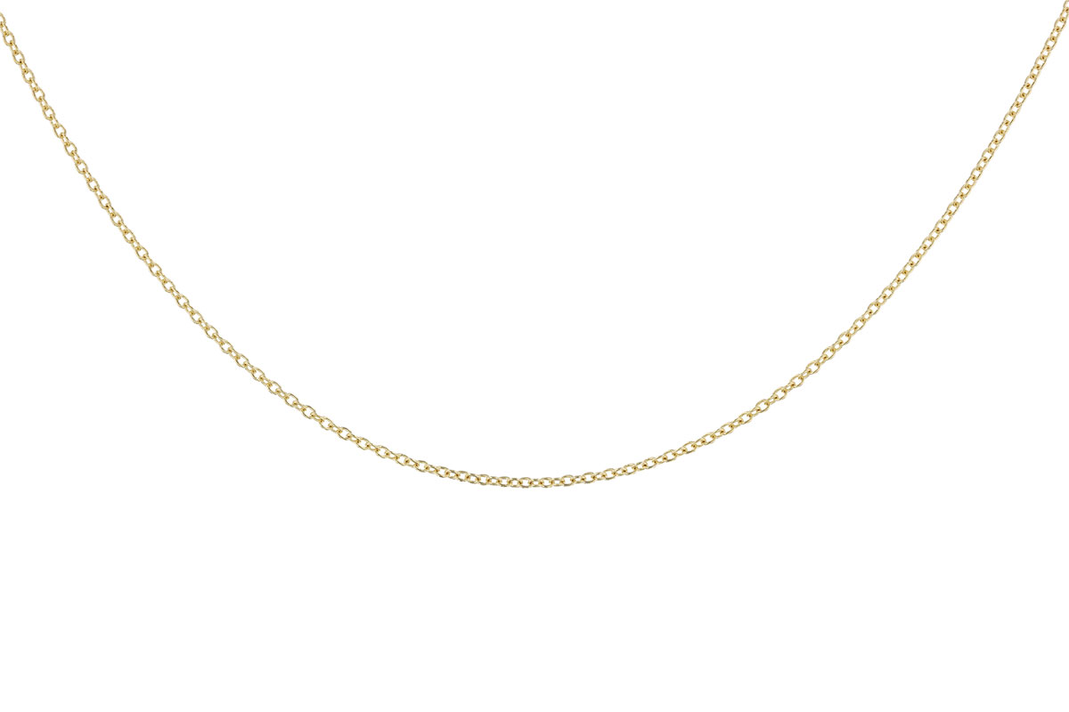 E310-24851: CABLE CHAIN (18IN, 1.3MM, 14KT, LOBSTER CLASP)