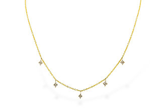 E310-25778: NECKLACE .19 TW (18")