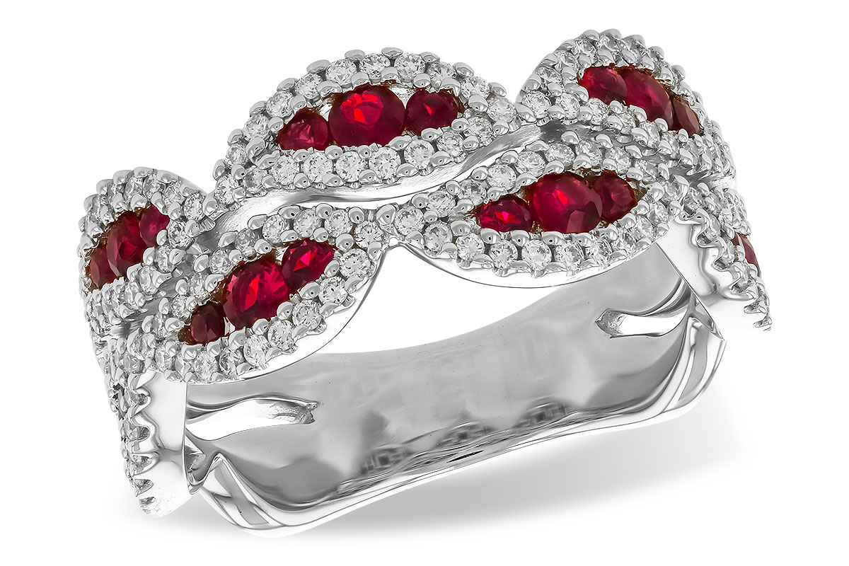 E310-26715: LDS WED RG .70 TW RUBY 1.11 TGW